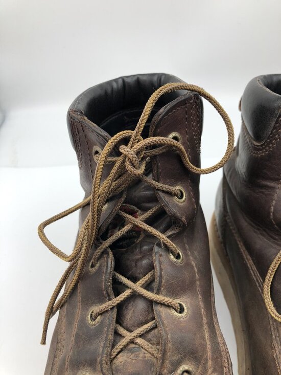Vintage Red Wing Irish Setter work Boots Size 10 distressed leather main image 11